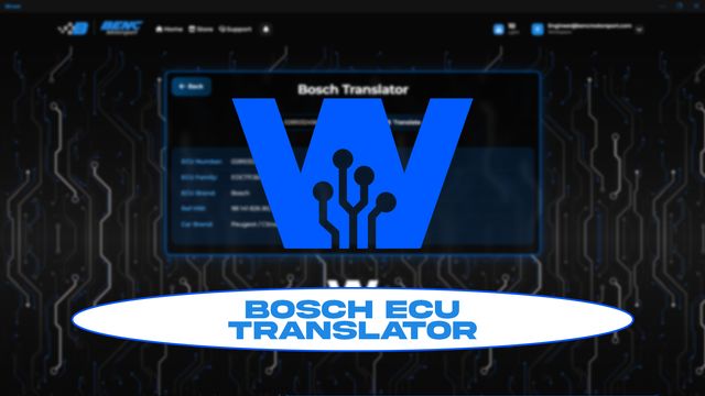 Bosch ECU translator in WREET