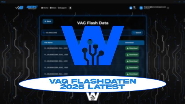 VAG Flashdata database in WREET